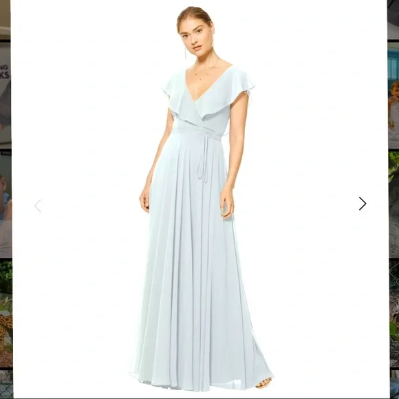 Bill Levkoff Dresses | Bill Levkoff Bridesmaid Dress Never Worn | Color: Blue | Size: 12 | Pm-11444343's Closet